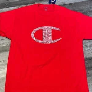 Champion Bold Red Men's Tee